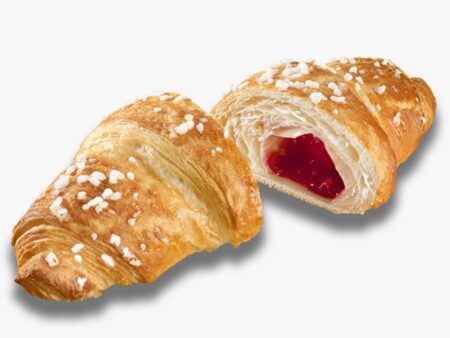 XL Butter Croissant mit Kirschfüllung