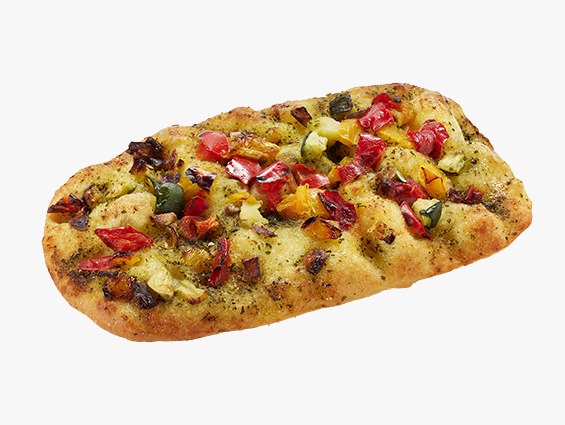 Pizza Snack Grillgemüse, vegan