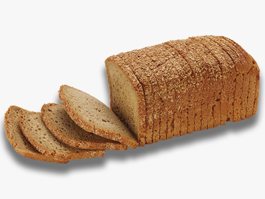 Roggenmischbrot, geschnitten