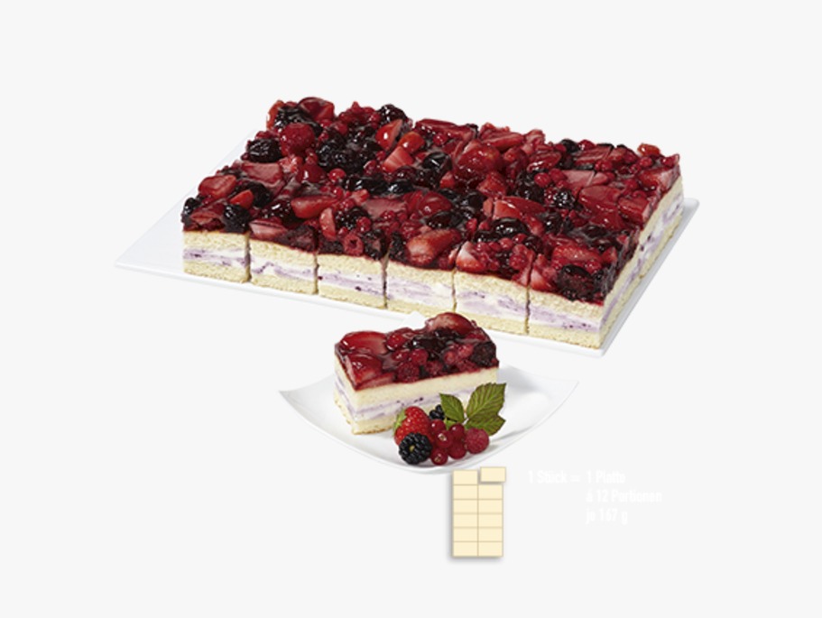 Beeren-Buttermilch Schnitte (4x12Port.)