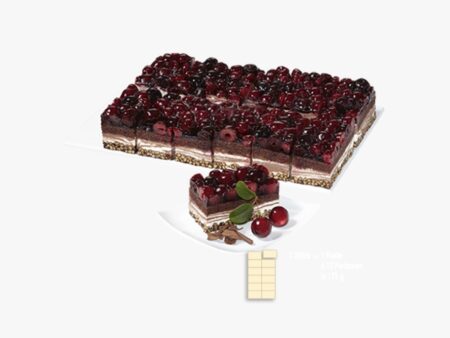 Kirsch-Schoko-Crisp-Schnitte (4x12Port.)