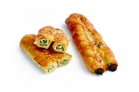 Doppelt Kol Börek mit Fetakäse und Spinat