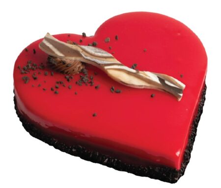 Herz Kuchen - rot